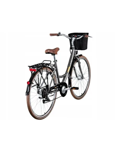 Damski Rower Miejski 28 Damka Bagażnik 6 Biegów