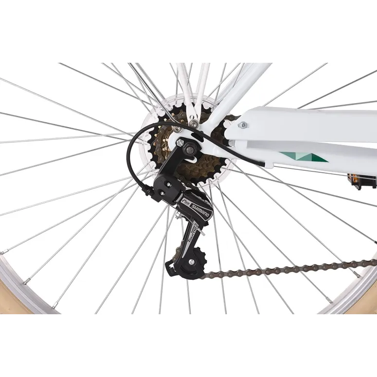 Rower Miejski Damski Dziewczęcy 26 Bagażnik 6 Bieg