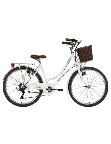 Rower Miejski Damski Dziewczęcy 26 Retro Koszyk