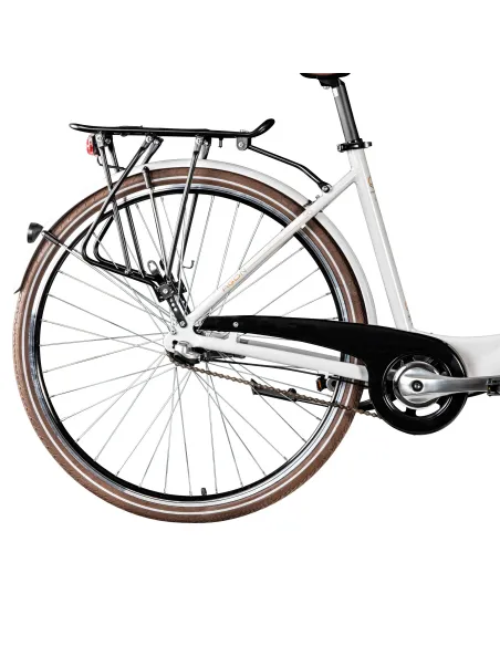 Rower Miejski Damski 28 Alu Nexus 3 Koszyk Oświetlenie Dzwonek Bagażnik