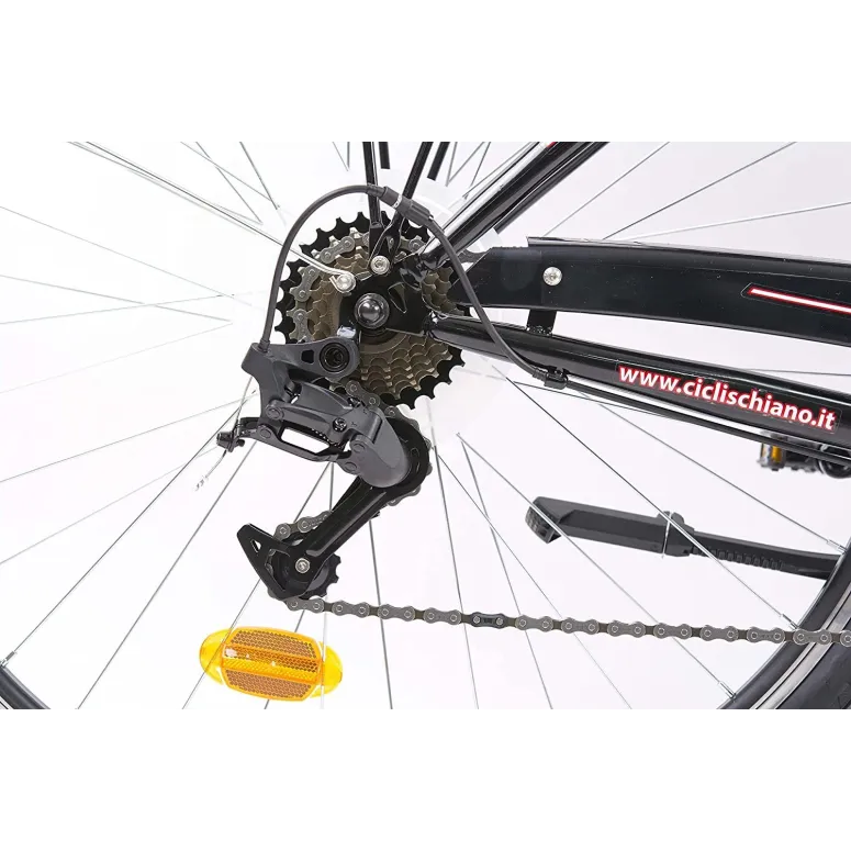 Rower Miejski Damski 28 Damka 7 Biegów Światła ALU