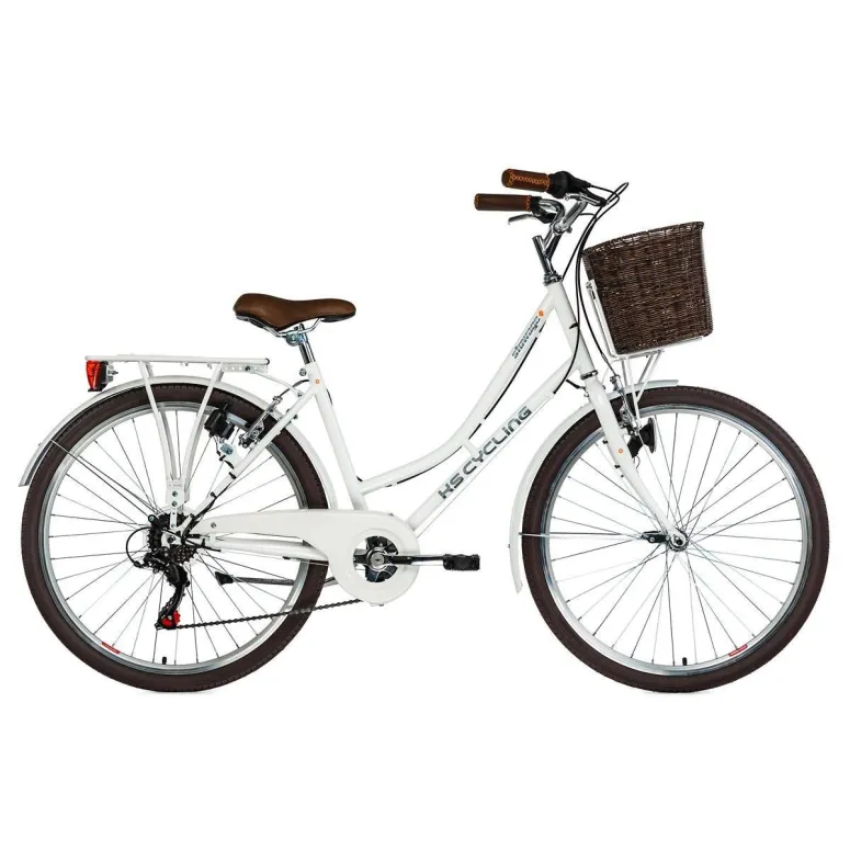 Rower Miejski Damski Dziewczęcy 26 Retro Koszyk