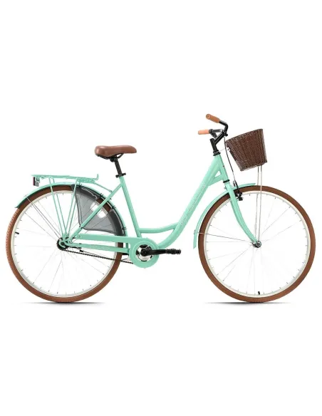 Miejski Rower Damski Jednobiegowy 28 Bagażnik