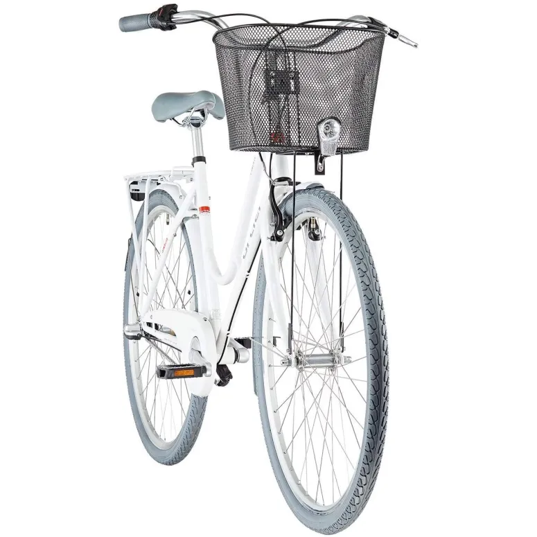 Rower Damski Miejski 28 Nexus 3 Kontra Koszyk