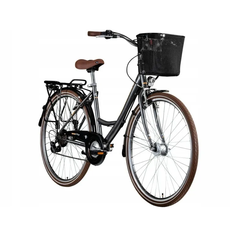 Damski Rower Miejski 28 Damka Bagażnik 7 Biegów