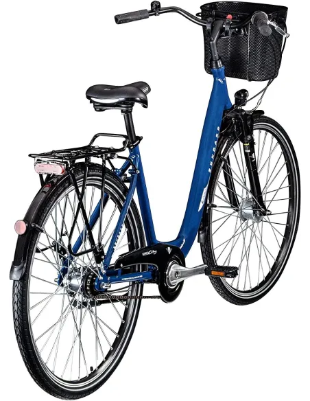 Rower Miejski Damski 28 Nexus 7 Aluminiowy Kontra Oświetlenie Damka Bagaż