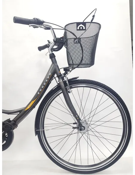 Rower Miejski Damski 28 Koszyk Damka Oświetlenie Dynamo Bagażnik Dzwonek
