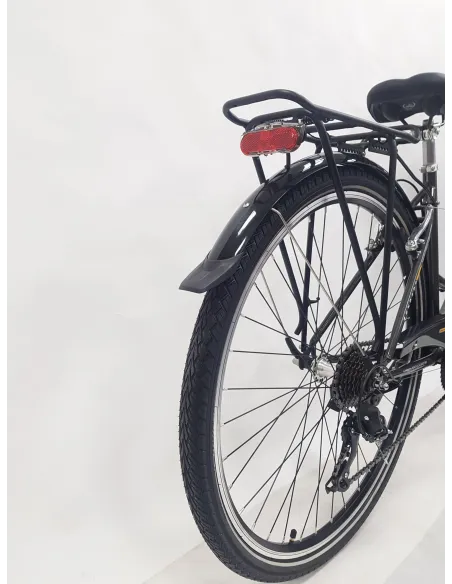 Rower Miejski Damski 28 Koszyk Damka Oświetlenie Dynamo Bagażnik Dzwonek