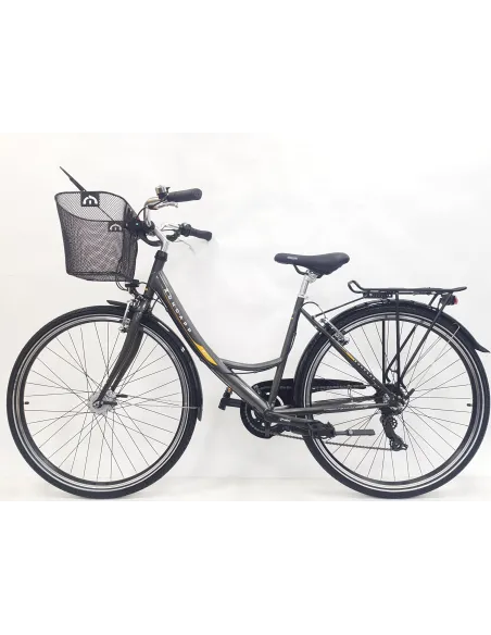 Rower Miejski Damski 28 Koszyk Damka Oświetlenie Dynamo Bagażnik Dzwonek