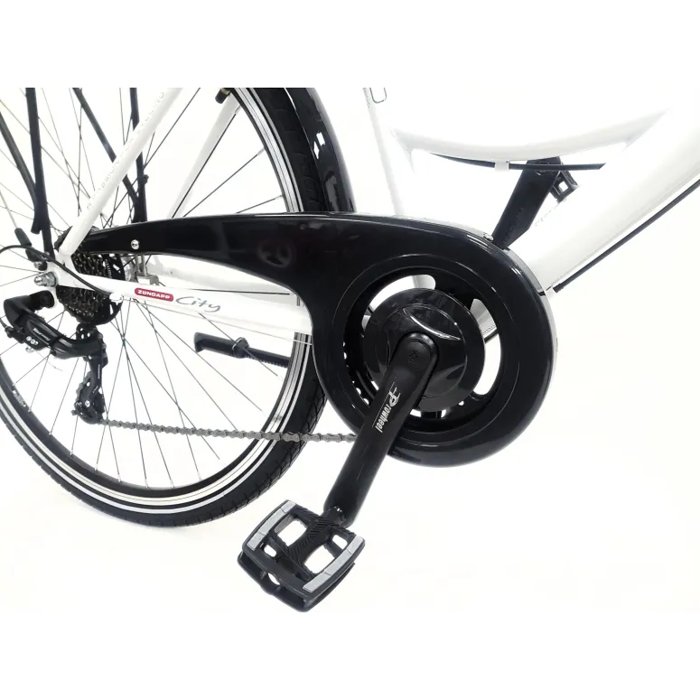 Rower Miejski Damski 28 Damka Dynamo Koszyk Bagaż Dzwonek Stopka Błotniki