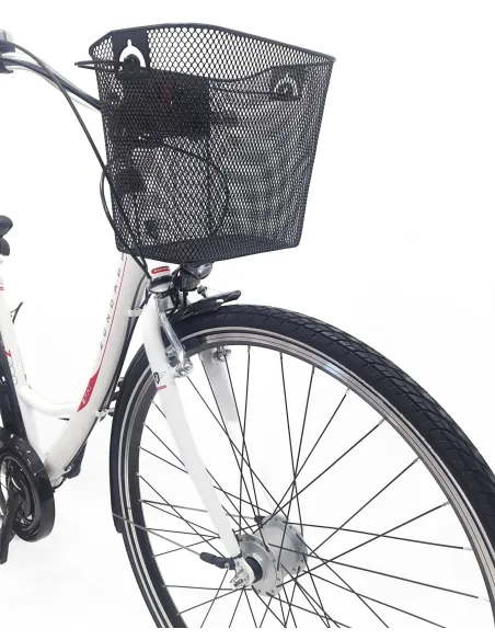 Rower Miejski Damski 28 Damka Dynamo Koszyk Bagaż Dzwonek Stopka Błotniki