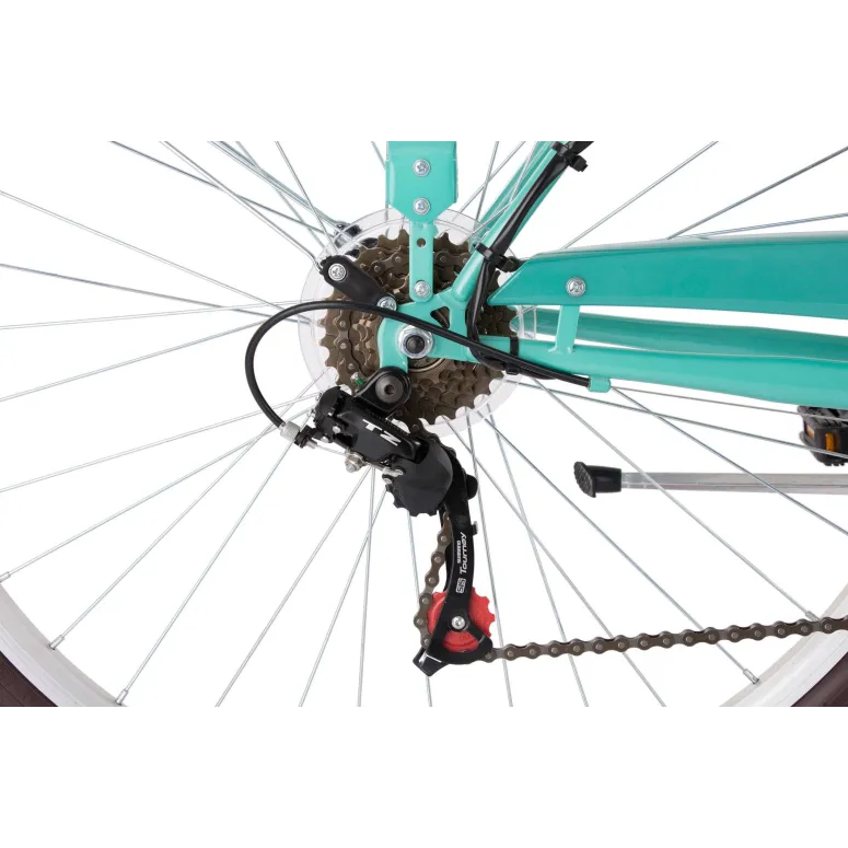 Rower Miejski Damski 28 Damka Koszyk 6 Biegów