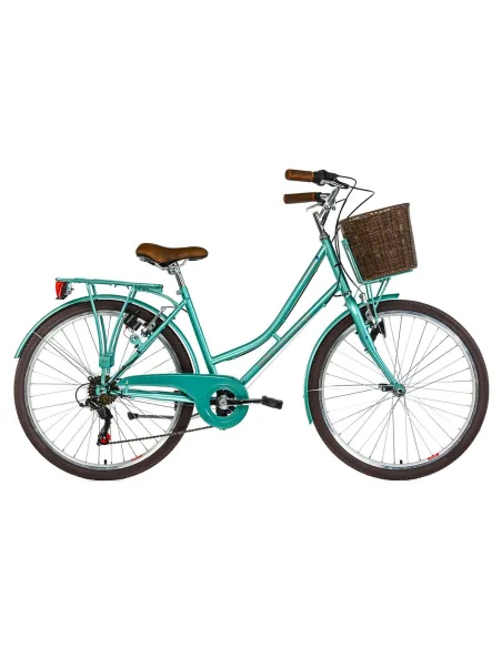 Rower Miejski 26 Damski Dziewczęcy Koszyk Światła Damka Shimano Bagażnik
