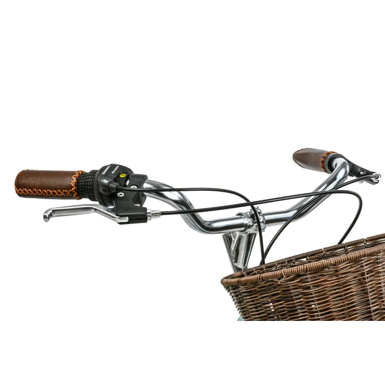 Rower Miejski 26 Damski Dziewczęcy Koszyk Światła Damka Shimano Bagażnik