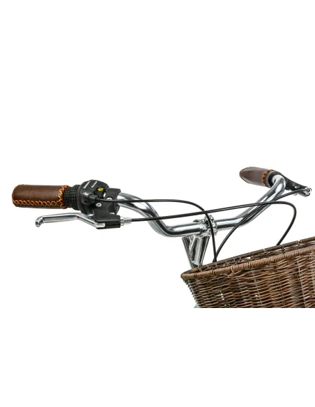 Rower Miejski 26 Damski Dziewczęcy Koszyk Światła Damka Shimano Bagażnik