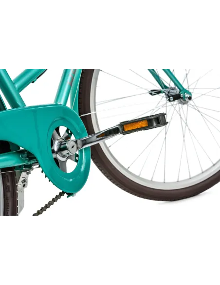 Rower Miejski 26 Damski Dziewczęcy Koszyk Światła Damka Shimano Bagażnik