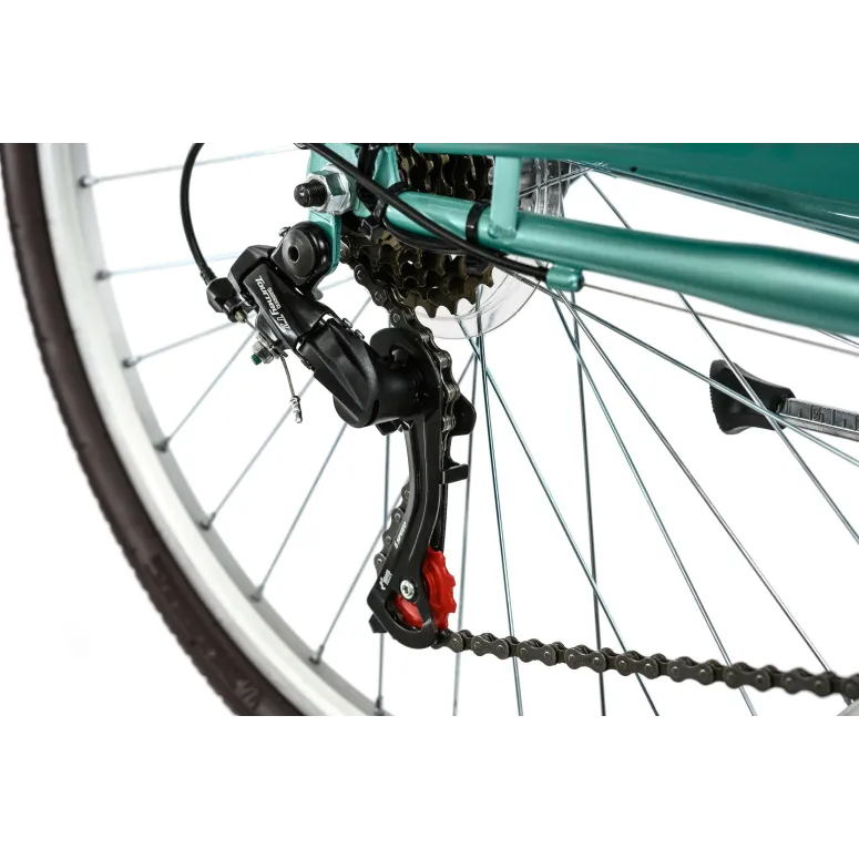 Rower Miejski 26 Damski Dziewczęcy Koszyk Światła Damka Shimano Bagażnik