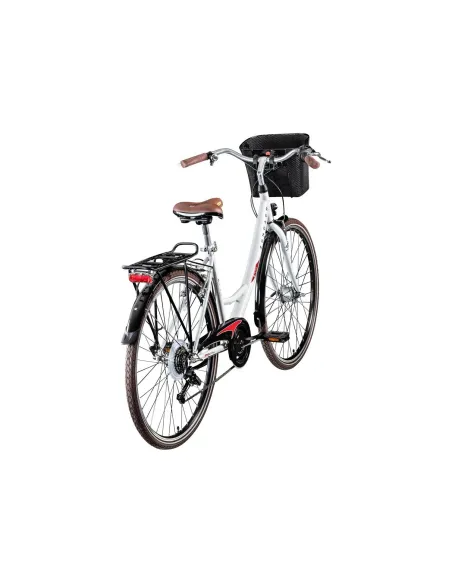Rower Miejski Damski 28 Damka Dynamo Koszyk Oświetlenie Dzwonek Błotniki