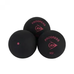 Zestaw Piłek do Squasha Meczowe Dunlop Elastyczny Polimer Trzy Sztuki