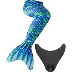 Strój Syrenki Dziewczęcy Idena Ogon M/L 134-152 cm na Karnawał Poliester
