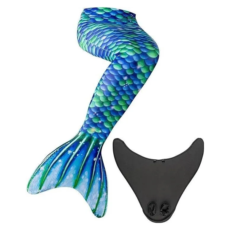 Strój Syrenki Dziewczęcy Idena Ogon M/L 134-152 cm na Karnawał Poliester