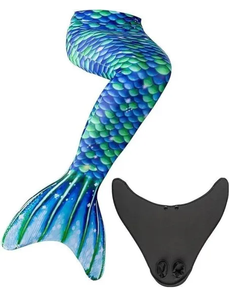 Strój Syrenki Dziewczęcy Idena Ogon M/L 134-152 cm na Karnawał Poliester