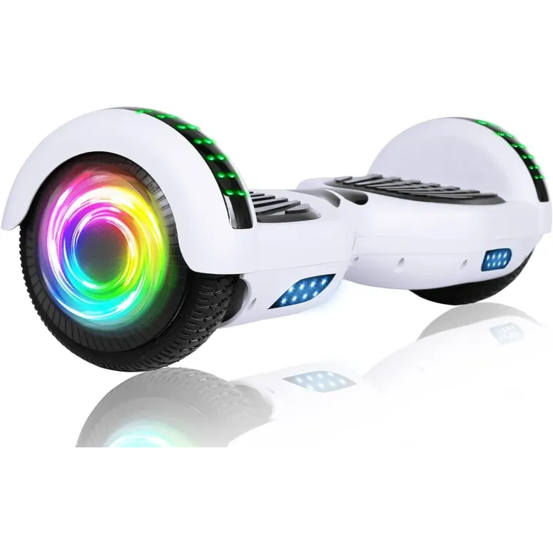 Hoverboard SISIGAD Deskorolka Elektryczna Dwukołowa 6,5 Głośnik BT LED 250W