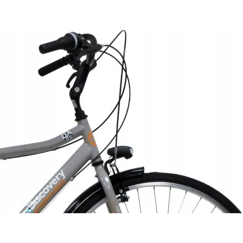 Rower Miejski Męski 28 Błotniki 6 biegów Oświetlenie Stalowa Rama Osłona