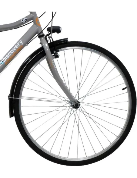 Rower Miejski Męski 28 Błotniki 6 biegów Oświetlenie Stalowa Rama Osłona