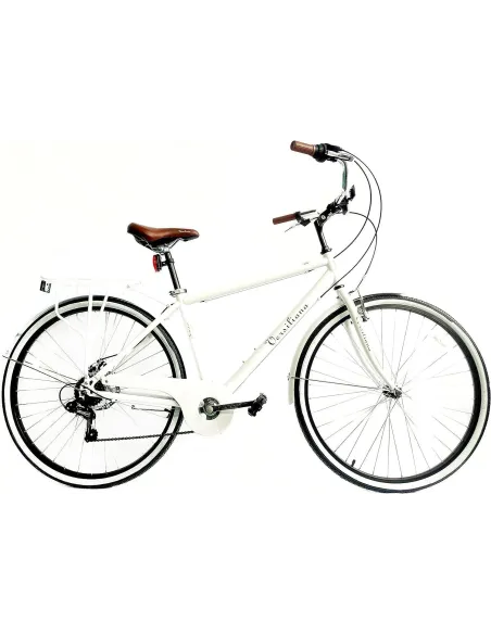Rower Miejski Męski 28 Retro Hamulec V-Brake Sztywny Widelec Stalowa Rama