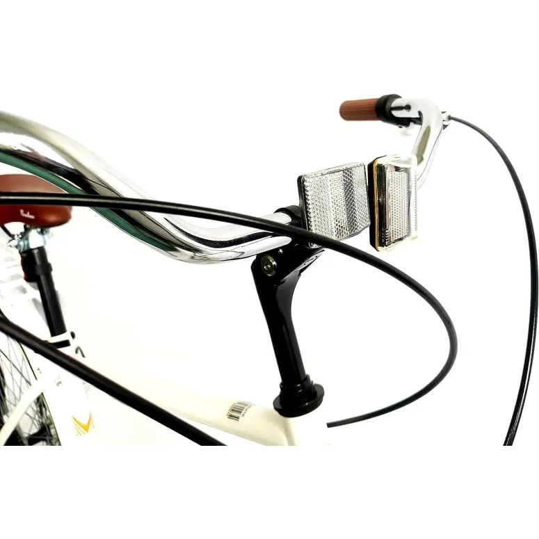 Rower Miejski Męski 28 Retro Hamulec V-Brake Sztywny Widelec Stalowa Rama