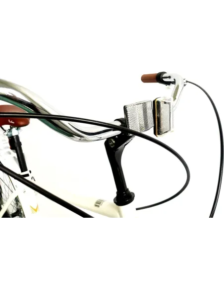 Rower Miejski Męski 28 Retro Hamulec V-Brake Sztywny Widelec Stalowa Rama