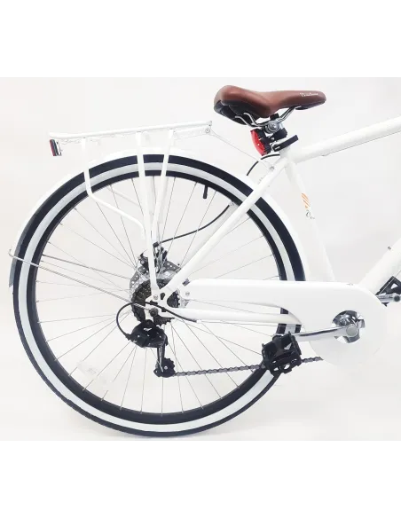 Rower Miejski Męski 28 Retro Hamulec V-Brake Sztywny Widelec Stalowa Rama