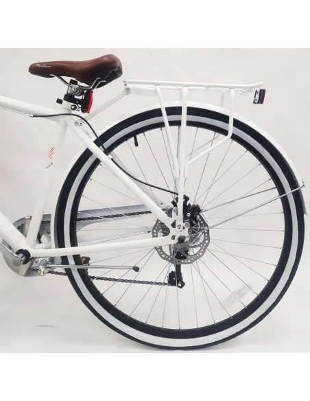 Rower Miejski Męski 28 Retro Hamulec V-Brake Sztywny Widelec Stalowa Rama