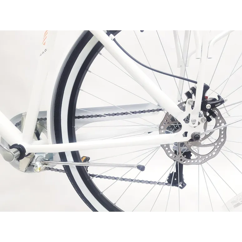 Rower Miejski Męski 28 Retro Hamulec V-Brake Sztywny Widelec Stalowa Rama