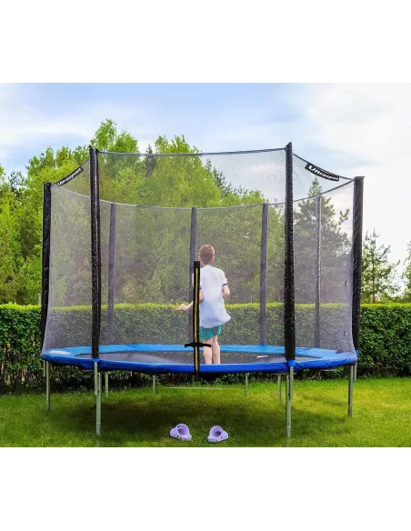 Trampolina Ogrodowa z Siatką Ultrasport Jumper 305cm do 160kg PP PVC Stal