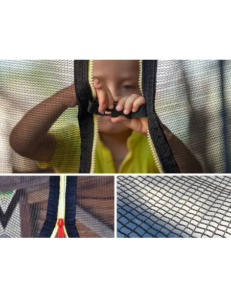 Trampolina Ogrodowa z Siatką Ultrasport Jumper 305cm do 160kg PP PVC Stal