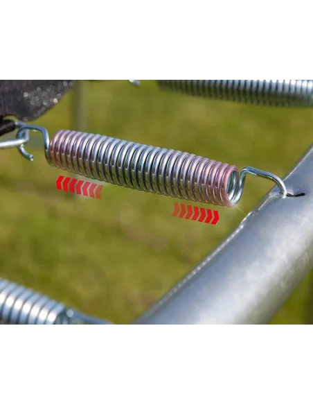 Trampolina Ogrodowa z Siatką Ultrasport Jumper 305cm do 160kg PP PVC Stal