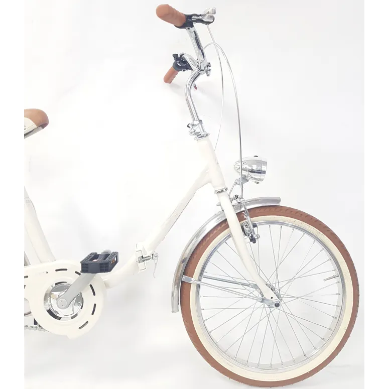 Rower Składany 20 Unisex Składak V-brake Błotniki Bagażnik Światła Dzwonek