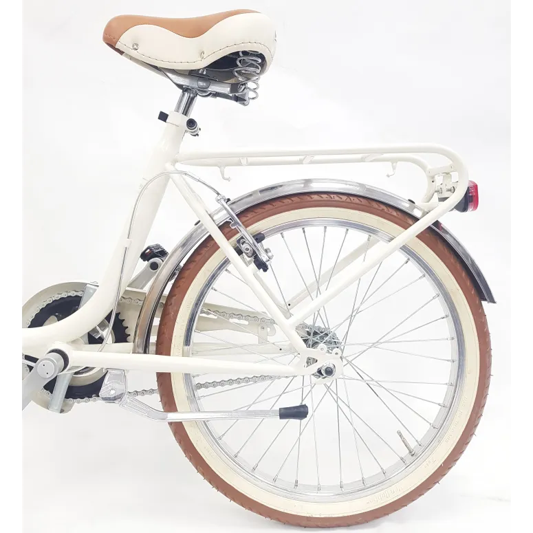 Rower Składany 20 Unisex Składak V-brake Błotniki Bagażnik Światła Dzwonek