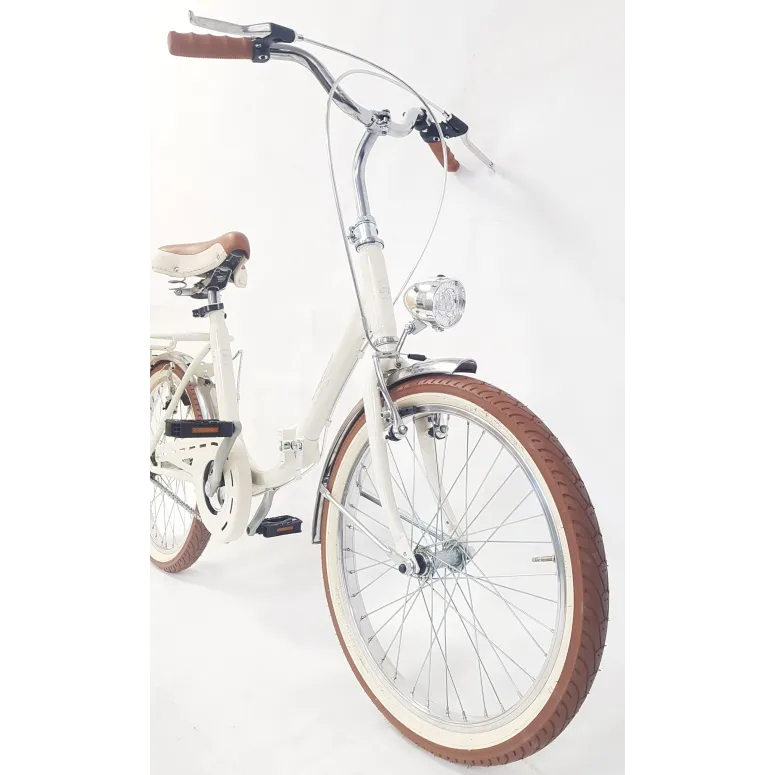 Rower Składany 20 Unisex Składak V-brake Błotniki Bagażnik Światła Dzwonek