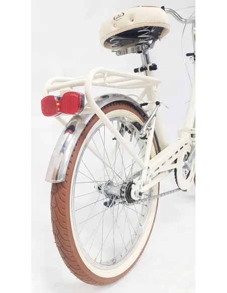 Rower Składany 20 Unisex Składak V-brake Błotniki Bagażnik Światła Dzwonek