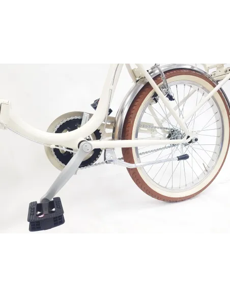 Rower Składany 20 Unisex Składak V-brake Błotniki Bagażnik Światła Dzwonek