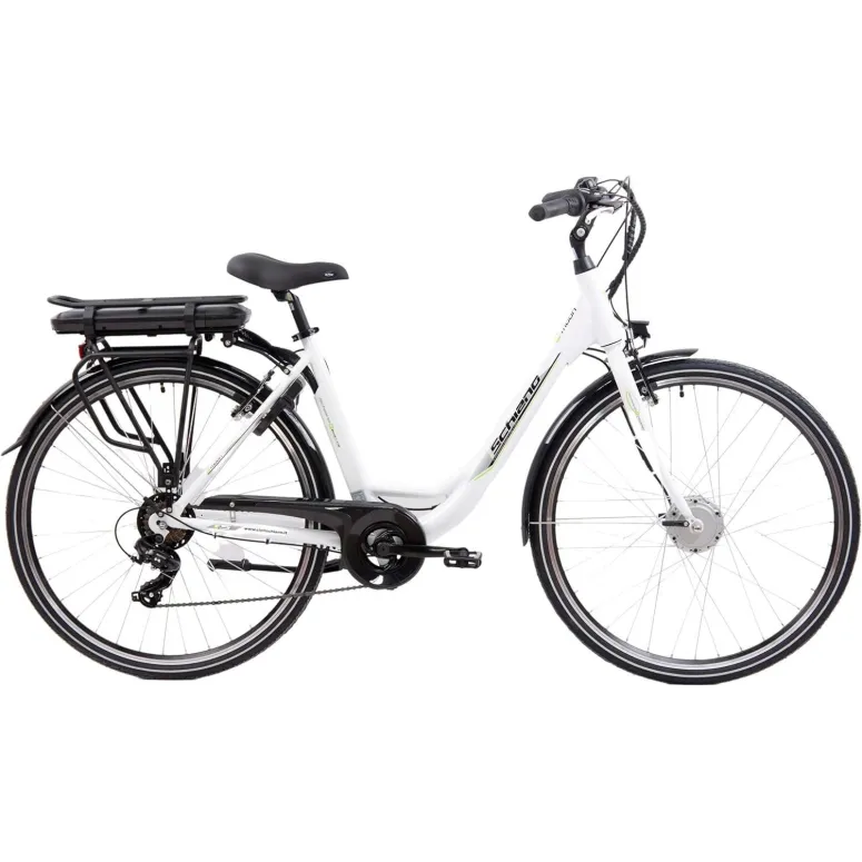 Elektryczny Rower Miejski 28 Unisex ALU 7 bieg V-brake Revo Bagaż Światła