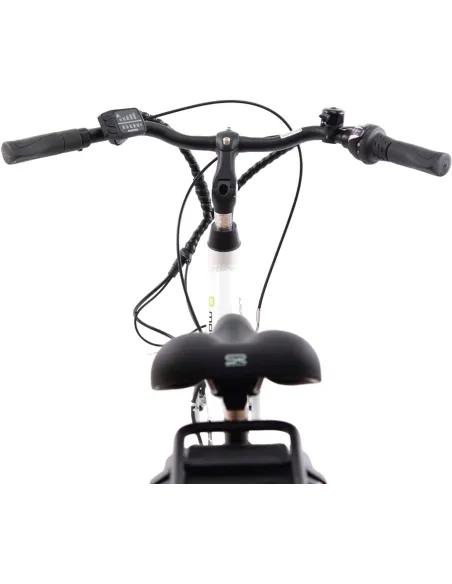 Elektryczny Rower Miejski 28 Unisex ALU 7 bieg V-brake Revo Bagaż Światła