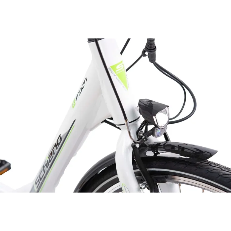 Elektryczny Rower Miejski 28 Unisex ALU 7 bieg V-brake Revo Bagaż Światła