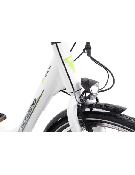 Elektryczny Rower Miejski 28 Unisex ALU 7 bieg V-brake Revo Bagaż Światła