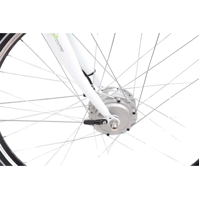 Elektryczny Rower Miejski 28 Unisex ALU 7 bieg V-brake Revo Bagaż Światła