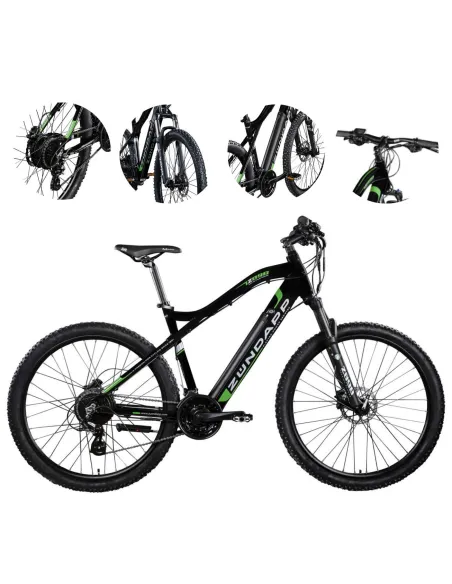 Elektryczny Rower Górski 27,5 Męski Damski Tarcze Aluminium Cyngle Stopka