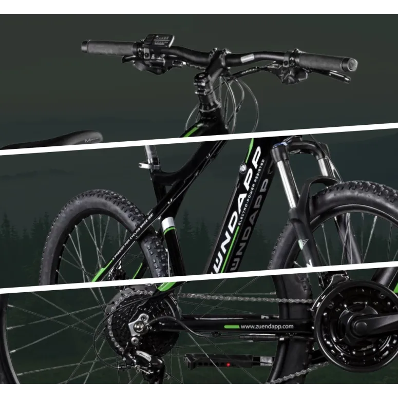 Elektryczny Rower Górski 27,5 Męski Damski Tarcze Aluminium Cyngle Stopka